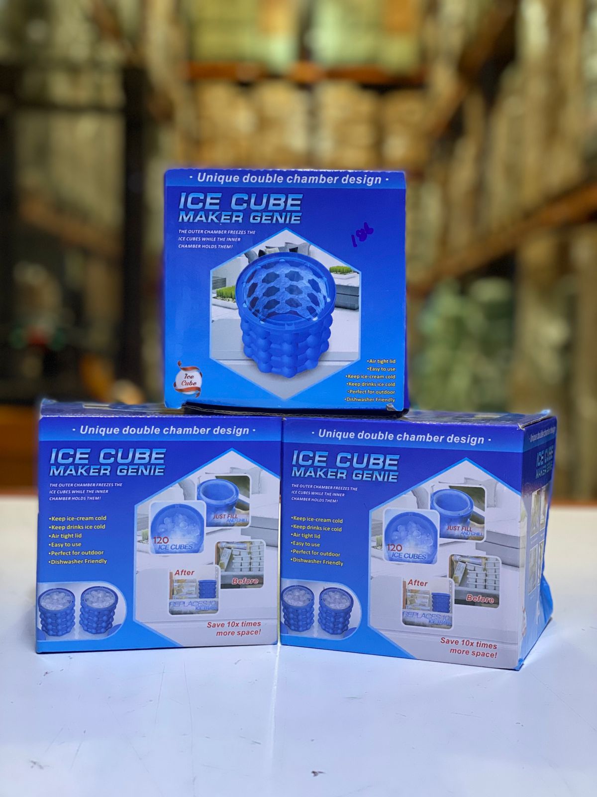 CUBO DE SILICONA PARA HACER HIELO